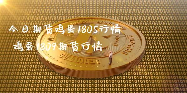 今日期货鸡蛋1805行情 鸡蛋1809期货行情