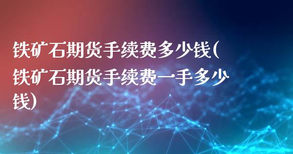 铁矿石期货手续费多少钱(铁矿石期货手续费一手多少钱)