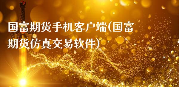 国富期货手机客户端(国富期货仿真交易软件)