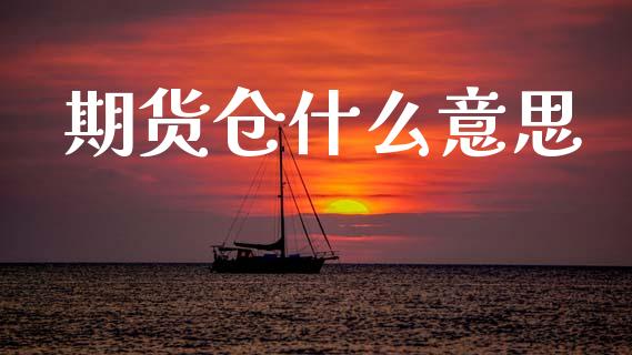 期货仓什么意思