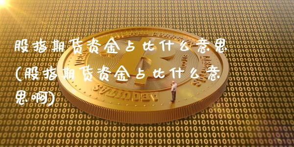 股指期货资金占比什么意思(股指期货资金占比什么意思啊)