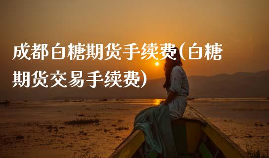 成都白糖期货手续费(白糖期货交易手续费)