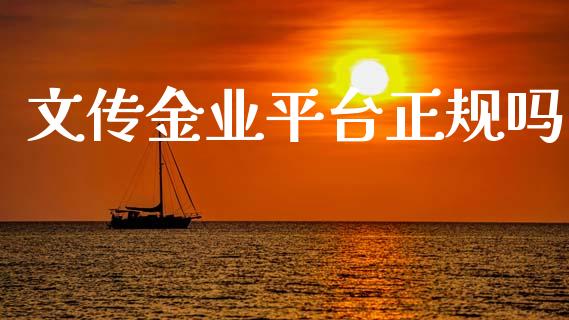 文传金业平台正规吗