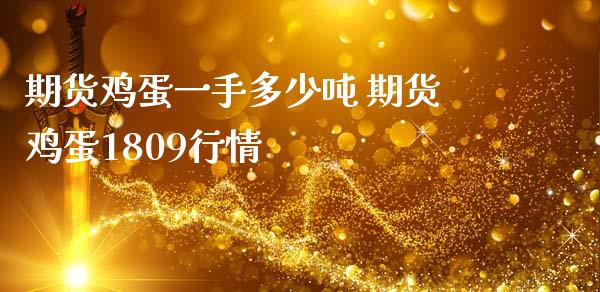 期货鸡蛋一手多少吨 期货鸡蛋1809行情