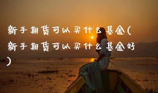 新手期货可以买什么基金(新手期货可以买什么基金好)