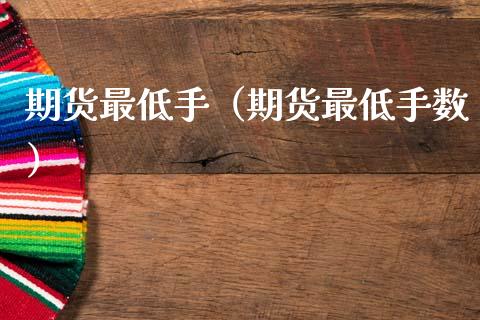 期货最低手（期货最低手数）