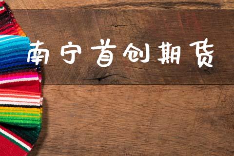 南宁首创期货