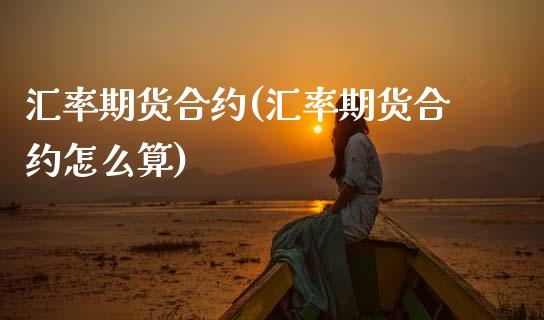 汇率期货合约(汇率期货合约怎么算)