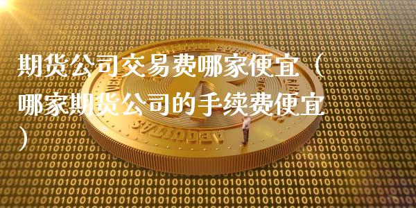 期货公司交易费哪家便宜（哪家期货公司的手续费便宜）