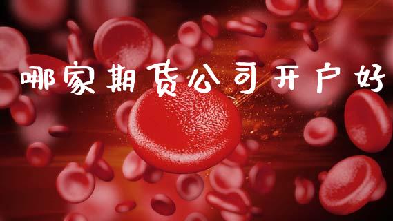 哪家期货公司开户好