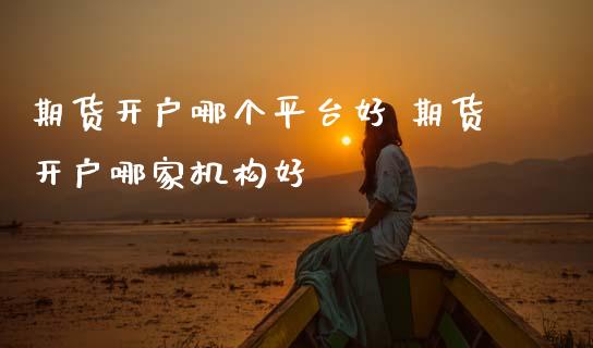 期货开户哪个平台好 期货开户哪家机构好_https://www.dglong8.com_理财百科_第1张