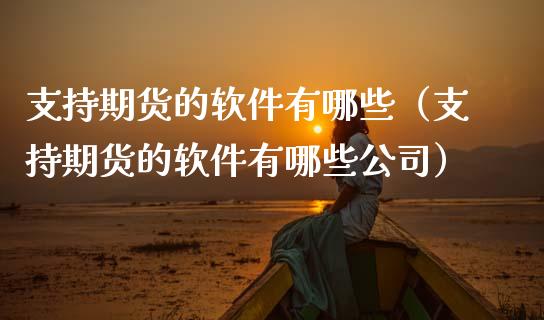 支持期货的软件有哪些（支持期货的软件有哪些公司）