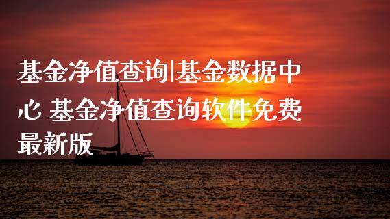 基金净值查询|基金数据中心 基金净值查询软件免费最新版