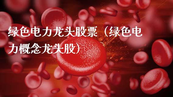绿色电力龙头股票（绿色电力概念龙头股）