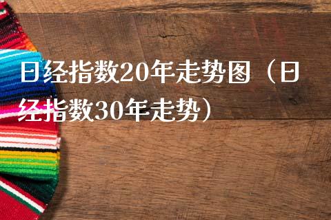 日经指数20年走势图（日经指数30年走势）