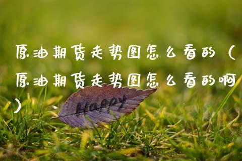原油期货走势图怎么看的（原油期货走势图怎么看的啊）