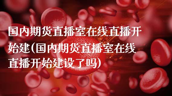 国内期货直播室在线直播开始建(国内期货直播室在线直播开始建设了吗)