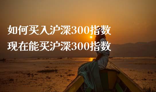 如何买入沪深300指数 现在能买沪深300指数