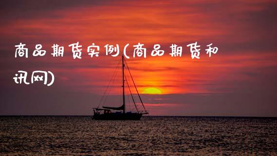 商品期货实例(商品期货和讯网)