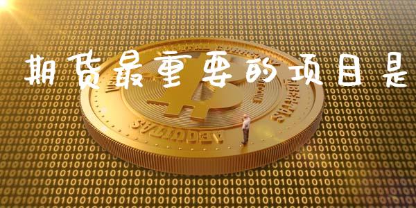 期货最重要的项目是