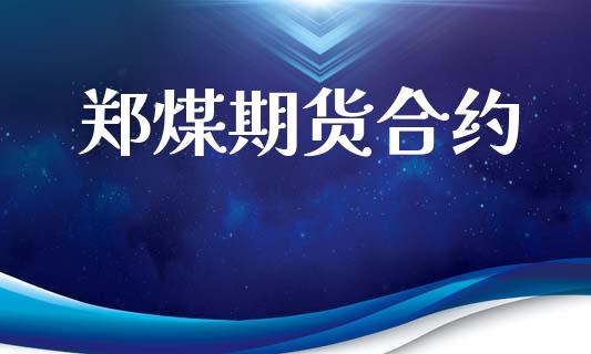 郑煤期货合约
