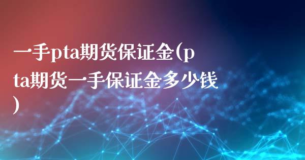 一手pta期货保证金(pta期货一手保证金多少钱)