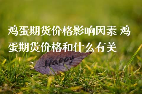 鸡蛋期货价格影响因素 鸡蛋期货价格和什么有关