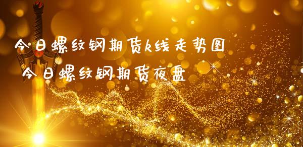 今日螺纹钢期货k线走势图 今日螺纹钢期货夜盘