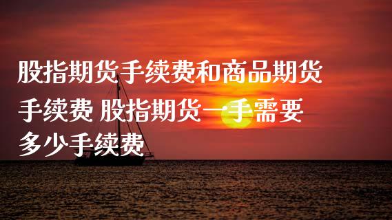 股指期货手续费和商品期货手续费 股指期货一手需要多少手续费_https://www.dglong8.com_理财百科_第1张