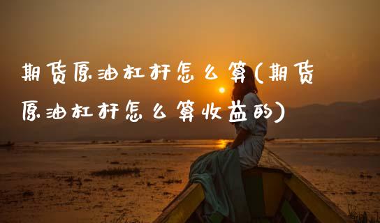 期货原油杠杆怎么算(期货原油杠杆怎么算收益的)
