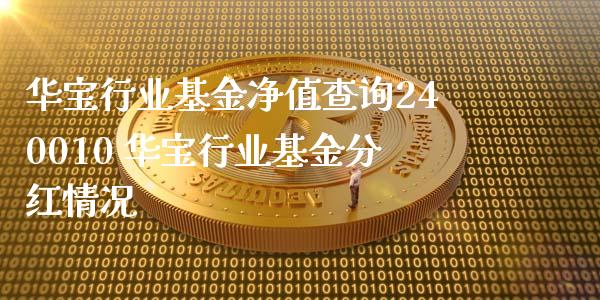 华宝行业基金净值查询240010 华宝行业基金分红情况