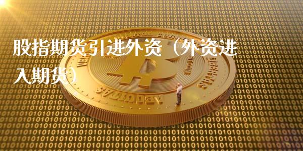 股指期货引进外资（外资进入期货）