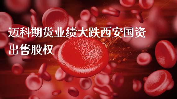 迈科期货业绩大跌西安国资出售股权