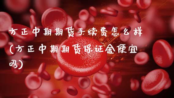 方正中期期货手续费怎么样(方正中期期货保证金便宜吗)