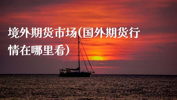 境外期货市场(国外期货行情在哪里看)