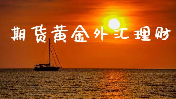 期货黄金外汇理财