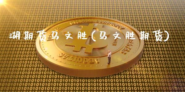 湖期货马文胜(马文胜期货)