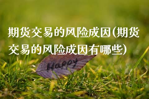 期货交易的风险成因(期货交易的风险成因有哪些)