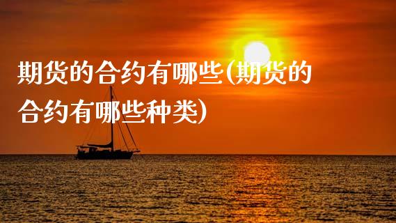 期货的合约有哪些(期货的合约有哪些种类)