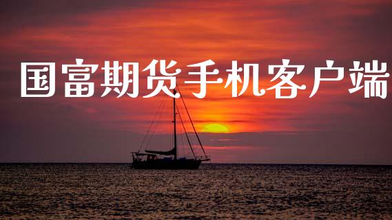 国富期货手机客户端