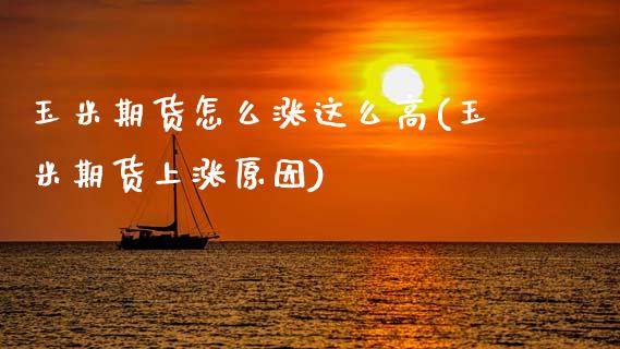玉米期货怎么涨这么高(玉米期货上涨原因)