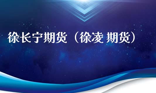徐长宁期货（徐凌 期货）