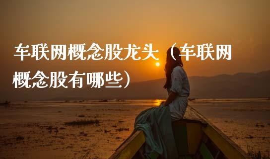 车联网概念股龙头(车联网概念股有哪些)_股票理财_第1张_宇龙理财网 车联网概念股龙头(车联网概念股有哪些)_https://www.dglong8.com_股票理财_第1张