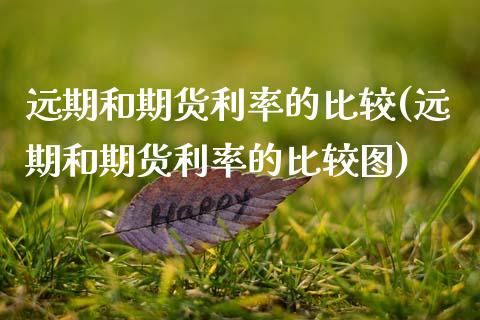 远期和期货利率的比较(远期和期货利率的比较图)
