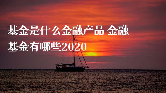 基金是什么金融产品 金融基金有哪些2020