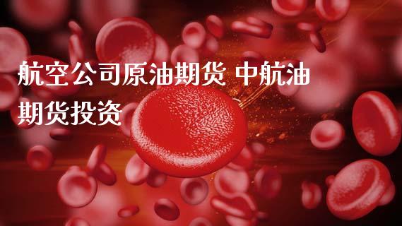 航空公司原油期货 中航油期货投资
