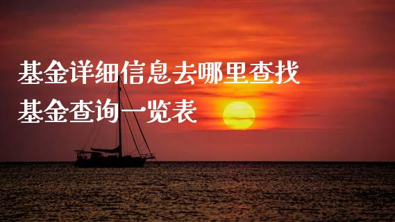 基金详细信息去哪里查找 基金查询一览表_基金理财_第1张_宇龙理财网 基金详细信息去哪里查找 基金查询一览表_https://www.dglong8.com_基金理财_第1张