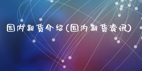 国内期货介绍(国内期货资讯)