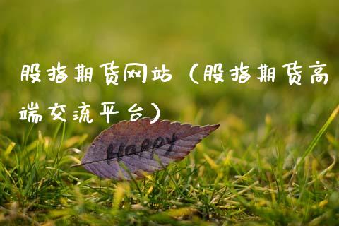 股指期货网站（股指期货高端交流平台）