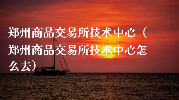 郑州商品交易所技术中心（郑州商品交易所技术中心怎么去）